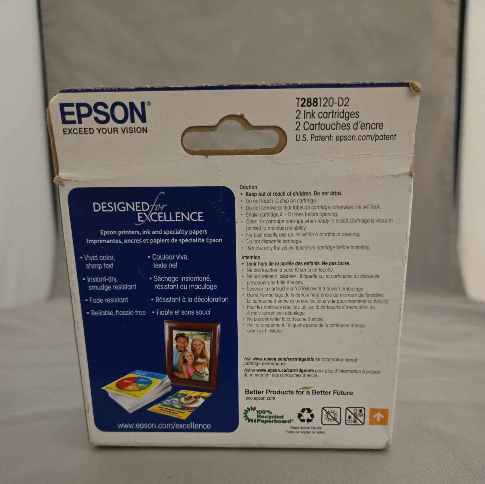Epson 288 2pk Combo Ink Cartridge – Black Exp 10/25 NEW !!!