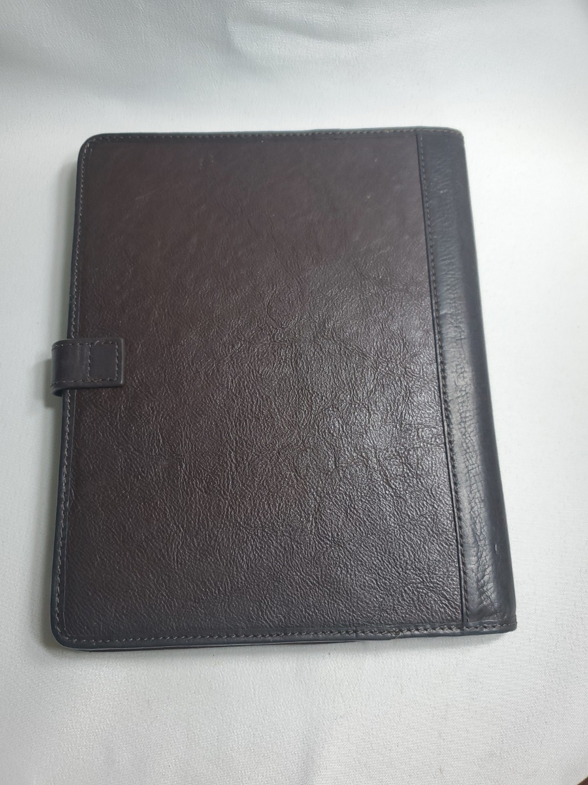 Fossil Brown Leather Tablet ipad Case Strap Travel