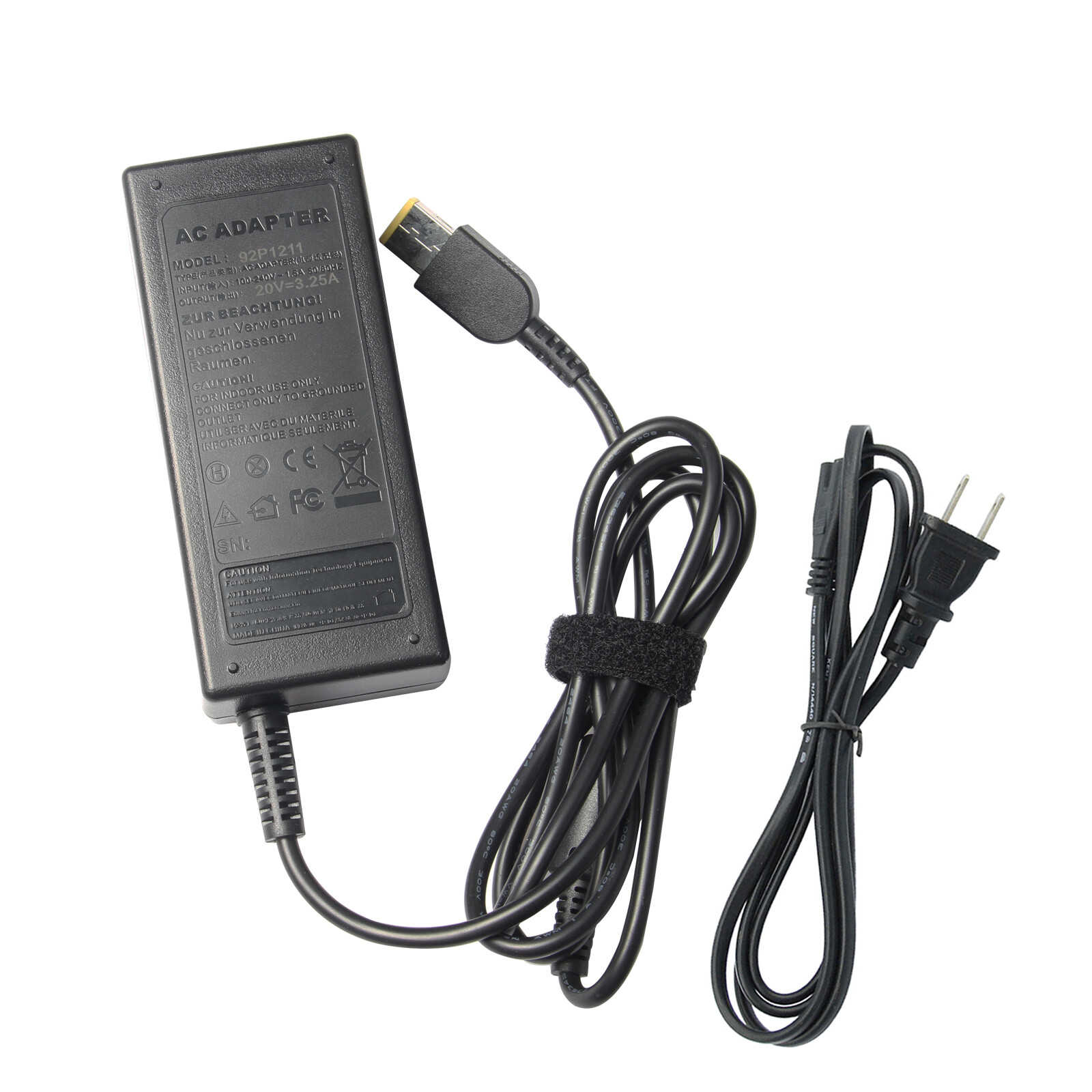 65W/90W/135W 20V Laptop Charger AC Adapter For Lenovo ThinkPad-SQUARE SLIM TIP