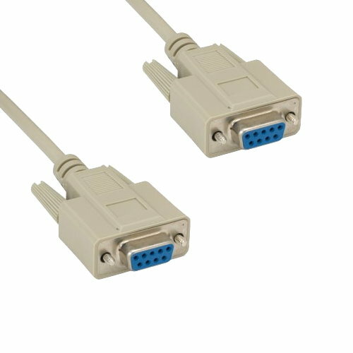 KNTK 6ft DB9 to DB9 Serial Extension Cable Female to Female RS-232 Straight F/F
