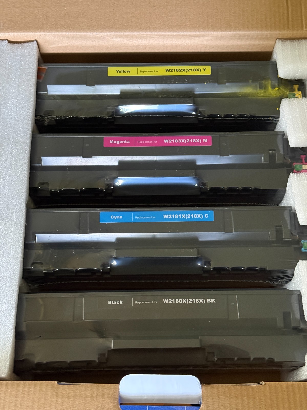 218X toner cartridge replacement for HP Color LaserJet Pro MFP 3301fdw 3301sdw