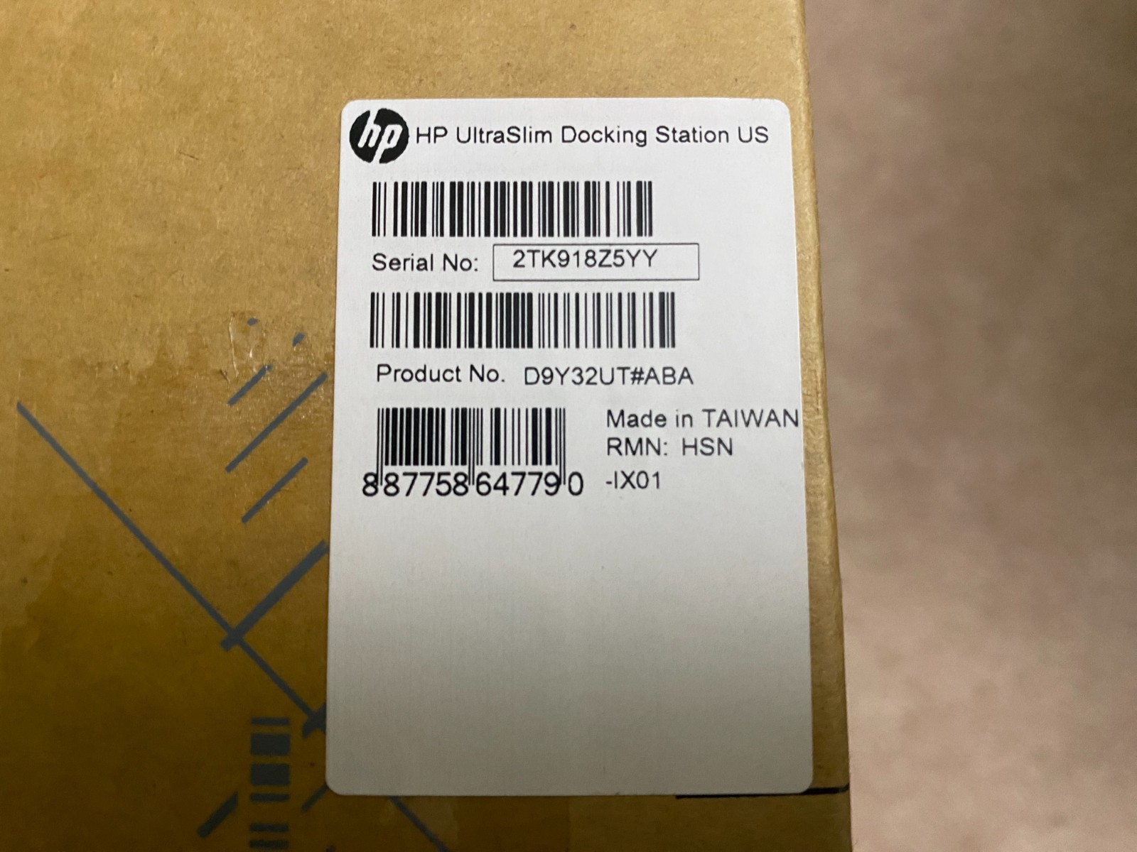 BRAND NEW HP UltraSlim Docking Station D9Y32AA / D9Y32UT
