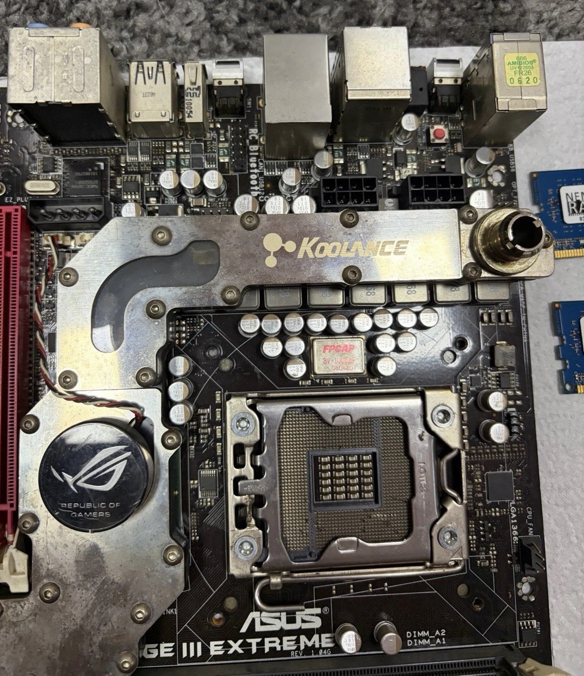 ASUS Rampage III Extreme ATX Intel LGA1366 DDR3 6-DIMM PCIe USB 3.0