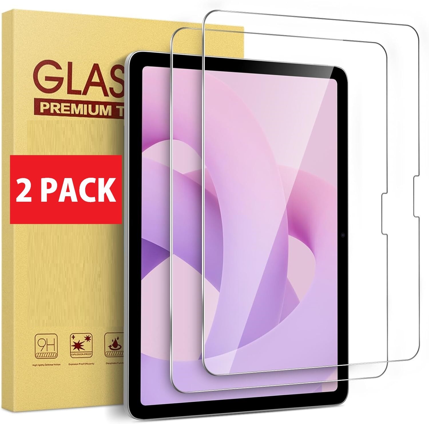 2Pack iPad Air 13 inch Screen Protector Tempered Glass for iPad Air 13″ M4/M3/M2