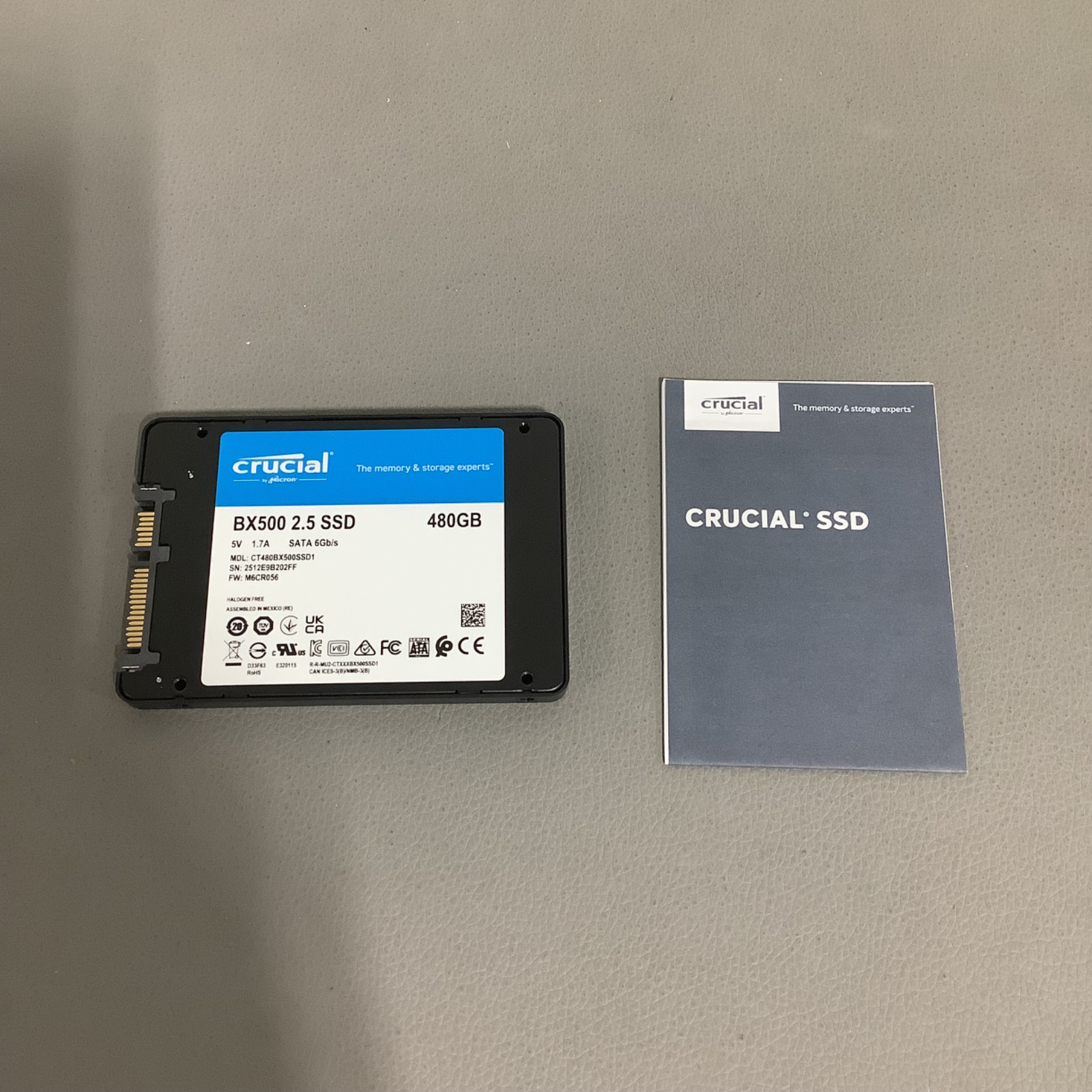 Micron Crucial BX500 480GB- 3D NAND SATA Solid State Drive
