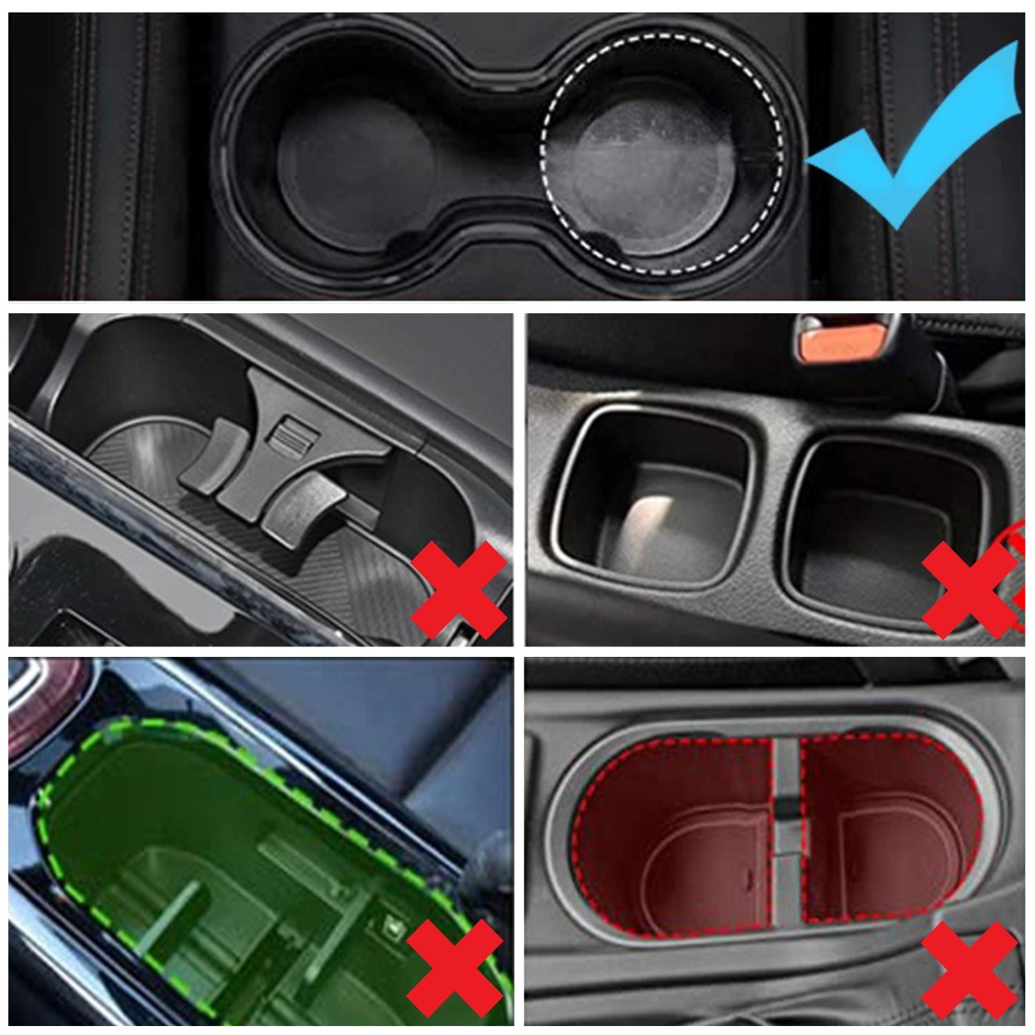 Universal Car Mount Car Cup Holder Phone Stand For 4.7-12.9″ iPhone iPad Tablet