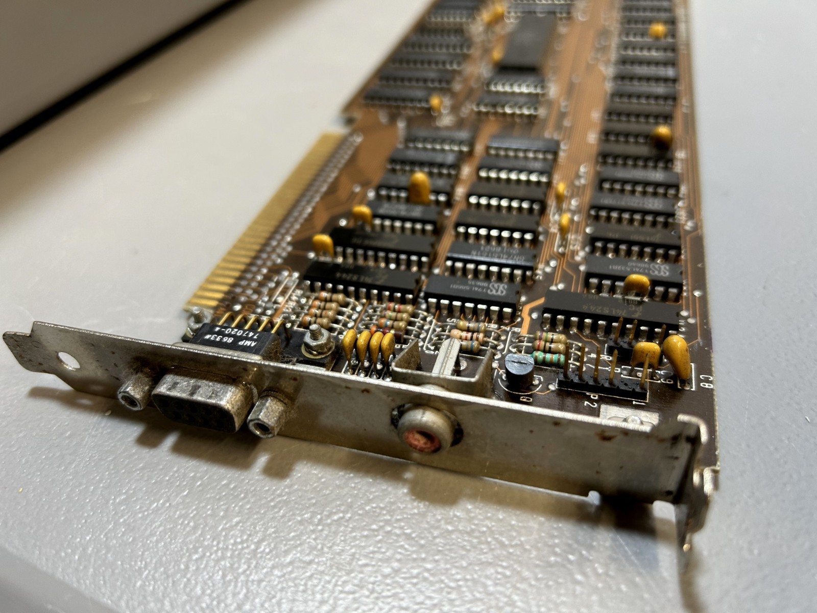 IBM 8-Bit ISA Color Graphics CGA Video Card Bronze – PC XT/AT 5150