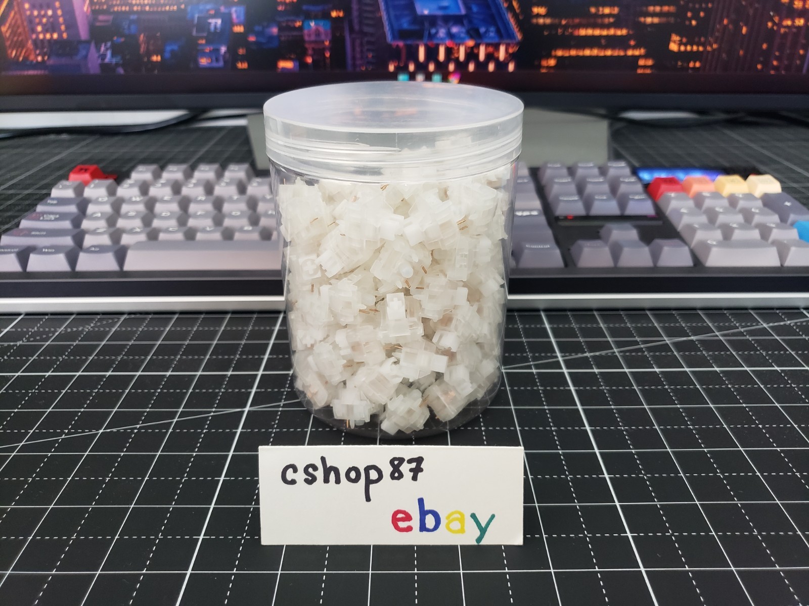 Evoworks TickType DP104 Cloud Silent Tactile Switch EVO75 Brand New 104 PCS Rare