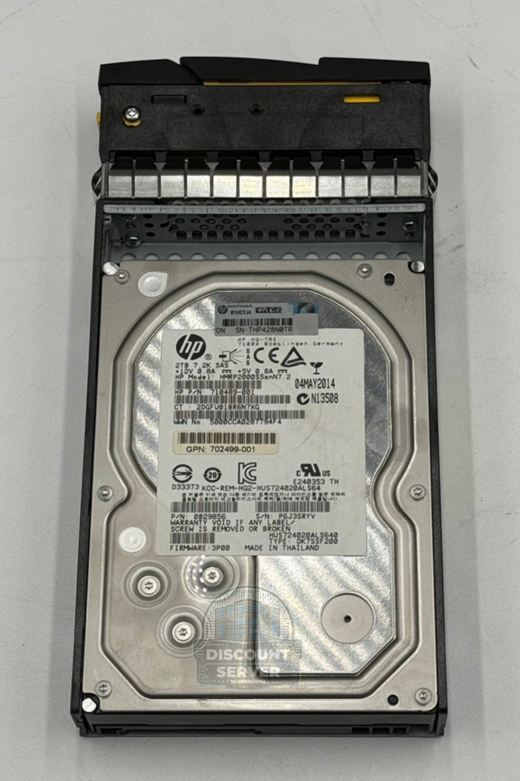 HP 2TB 7.2K 6G SAS 3.5in HDD HUS724020ALS640 710489-001 743182-001