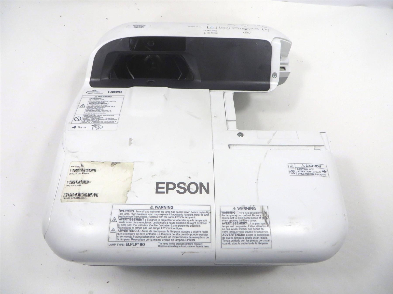Epson BrightLink 585W WXGA 3LCD Ultra Short-throw Projector