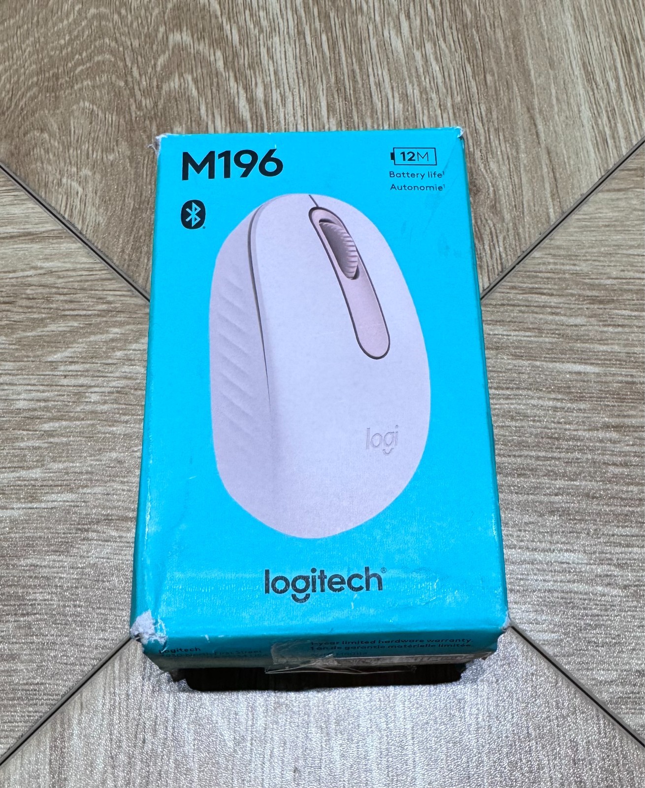 Logitech M196 Bluetooth Wireless Mouse, Compact and Portable – ROSE PINK
