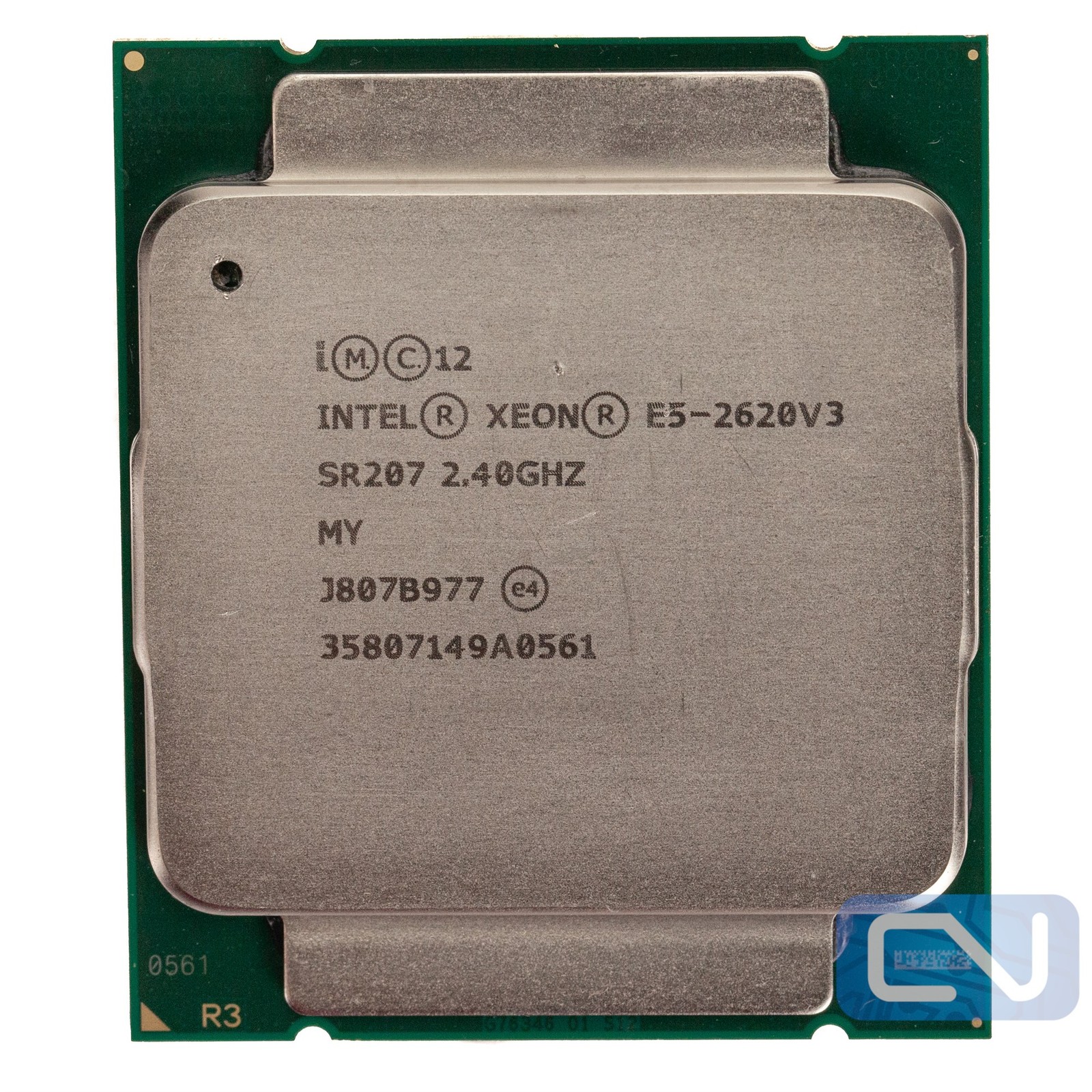 Lot of 2 Intel Xeon E5-2620 v3 2.4 GHz 15MB SR207 LGA 2011-3 CPU Processor