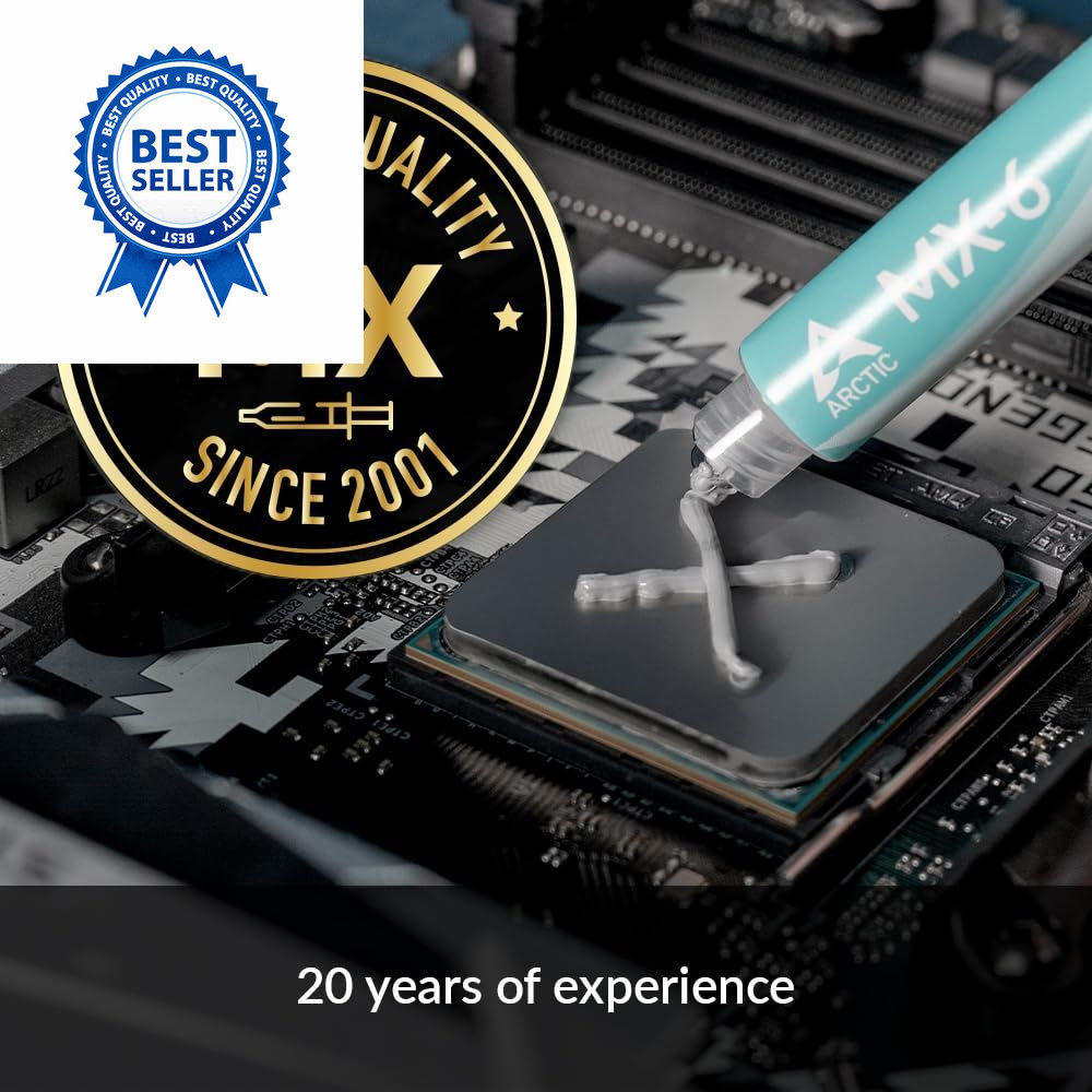 ARCTIC MX-6 (4 g) – Ultimate Performance Thermal Paste Grams), Grey