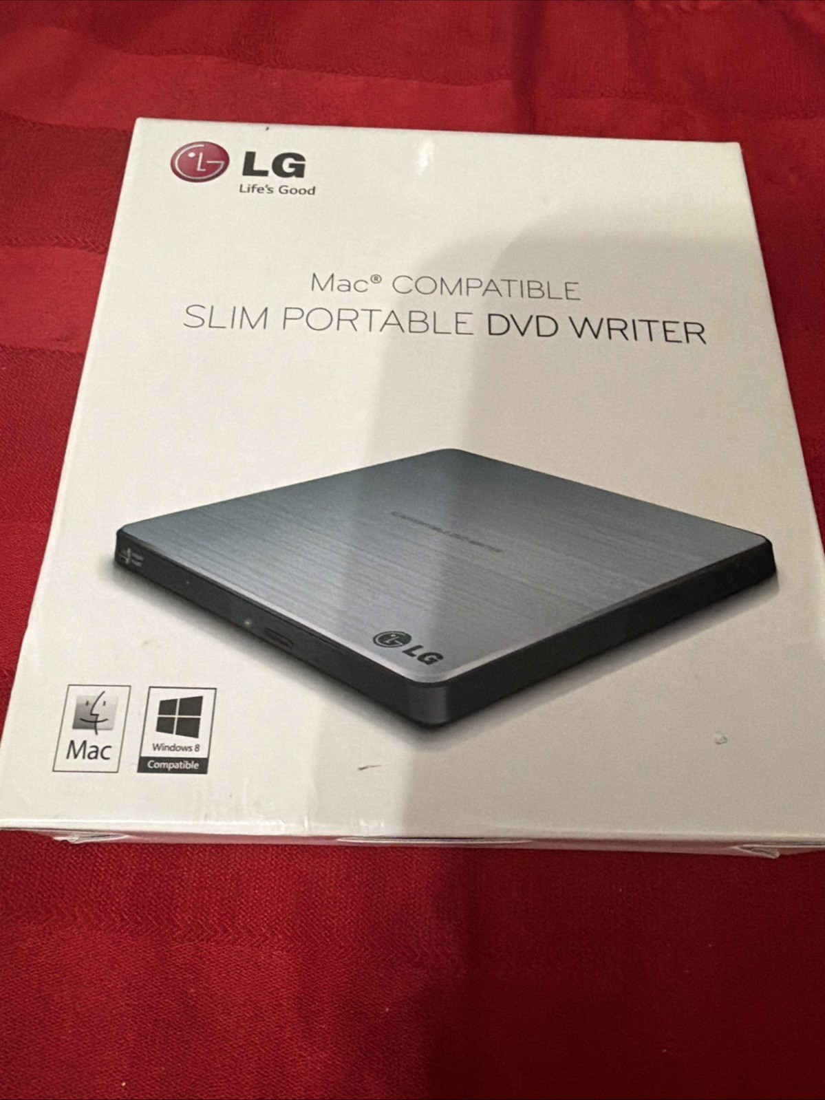 LG Mac Compatible Slim Portable DVD Writer – GP60NS50 – Brand New Sealed