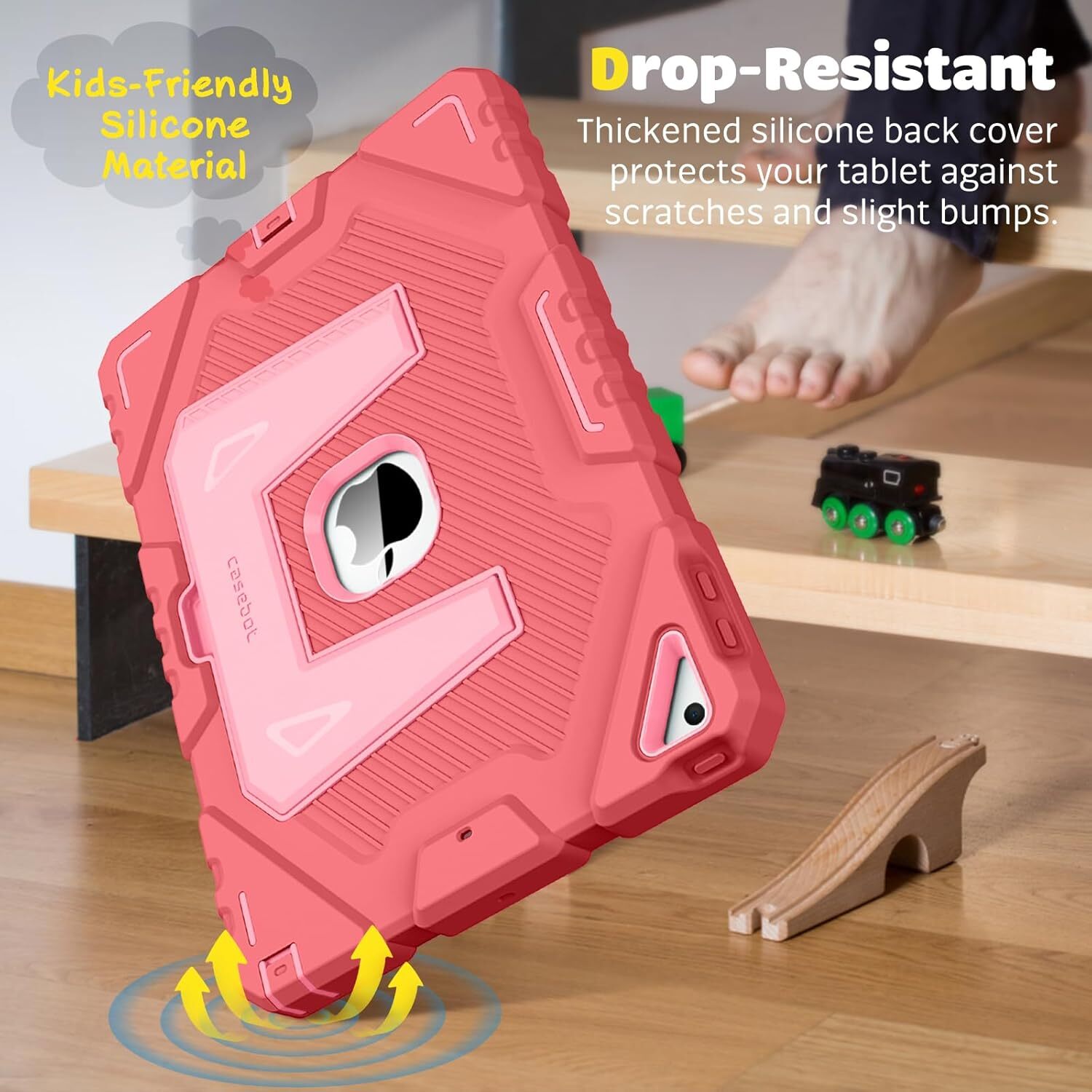 Shockproof Kids Case for iPad 9th 8th 7th Gen 10.2″ Fully-Body Heavy Duty Cover