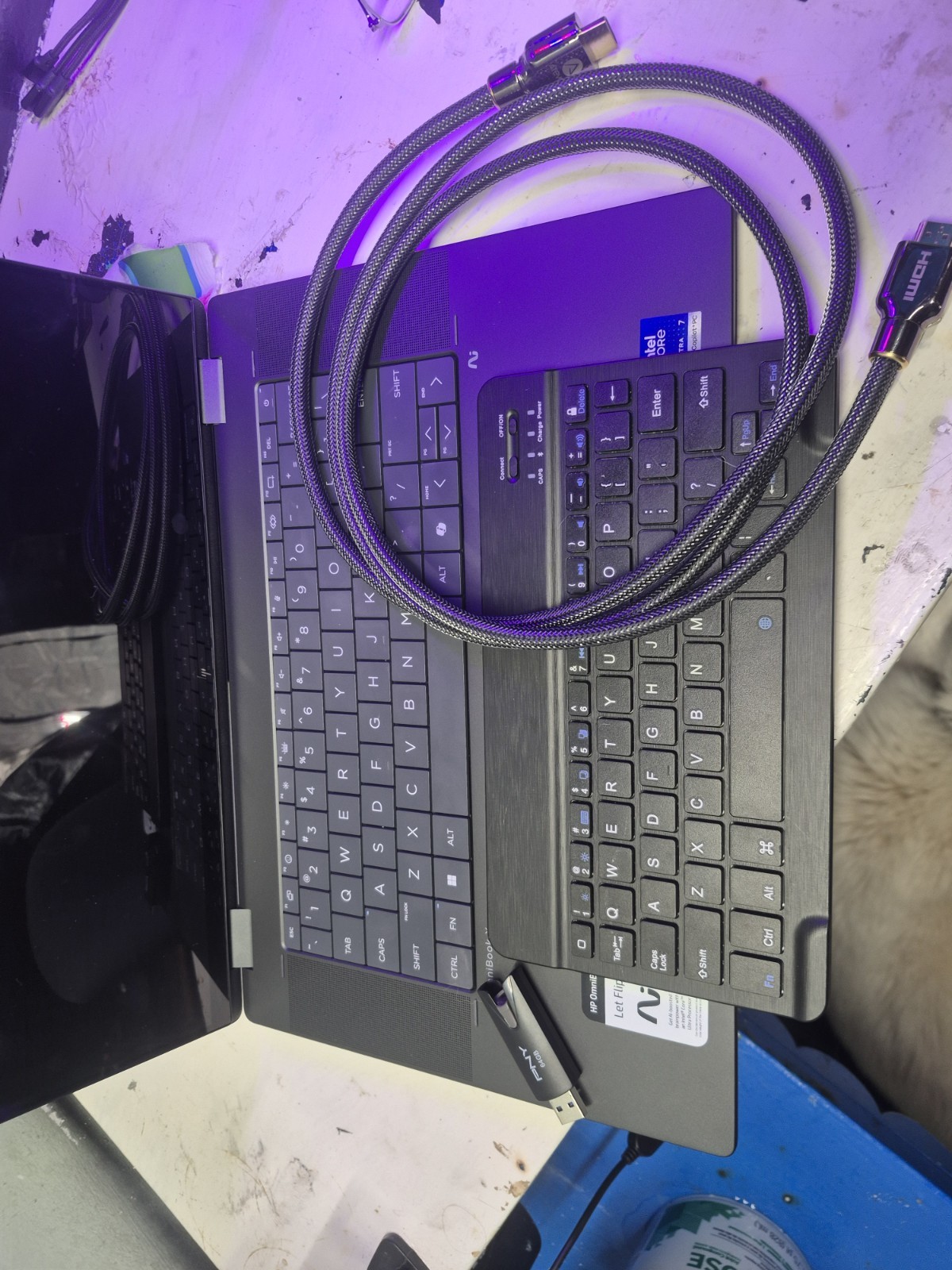 HP OmniBook 7 Laptop Computer 17.3″ FHD Touch Screen Intel Core Ultra 7 32 GB