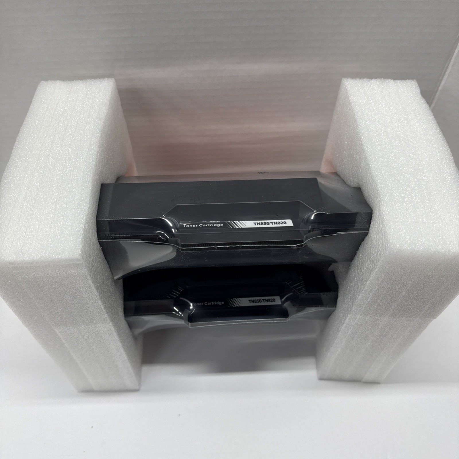 TN850/TN820 2 Pack Black Toner Set High Yield Compatible For Brother