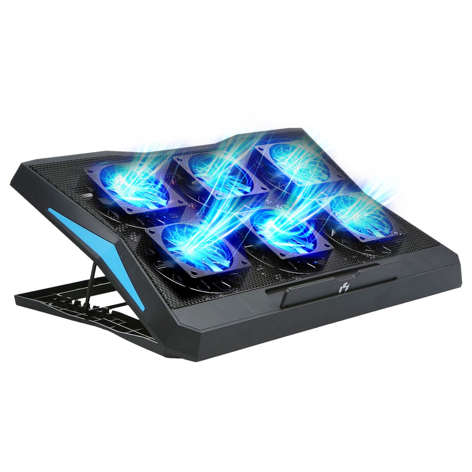 Foldable Laptop Cooler 6-fan Laptop Cooling Stand Low Noise With 6-level