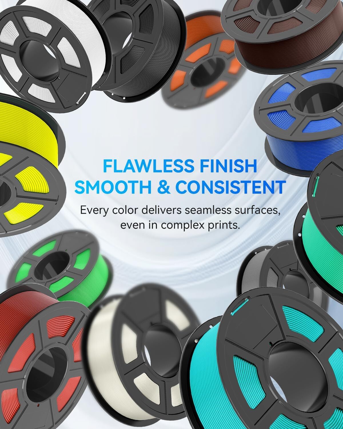 JAYO 1KG PLA 1.75mm Filament PLA Matte SILK PETG ABS PLA+ 3D Printer Consumables