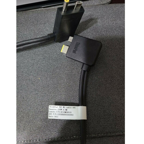 For Lenovo Thinkpad TBT3 WS Thunderbolt Workstation Cable for Dock 0.7m 03X7540