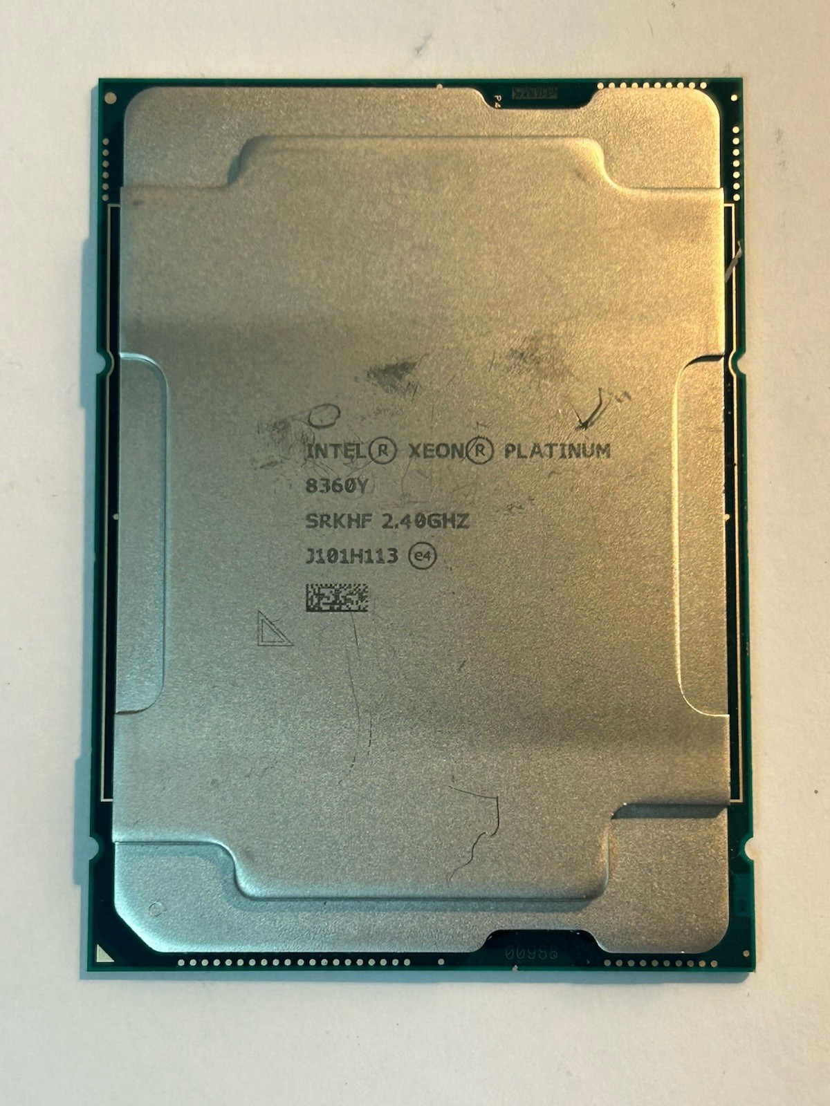Intel Xeon Platinum 8360Y SRKHF 2.4GHz 36C 54MB LGA4189-4 Server CPU
