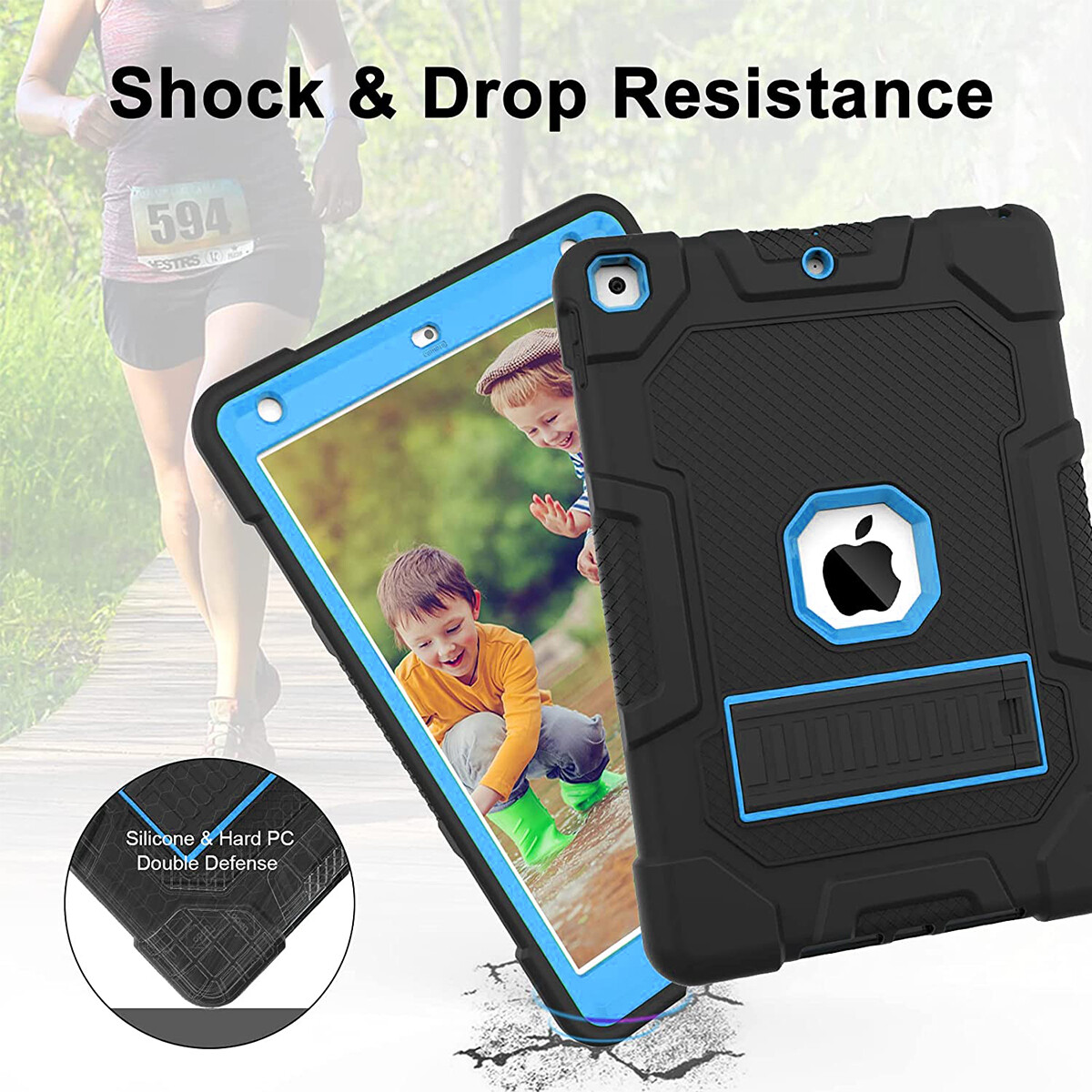 Case For Apple iPad 9th Generation 10.2″ Heavy Duty Cover+Screen Protector+Pen