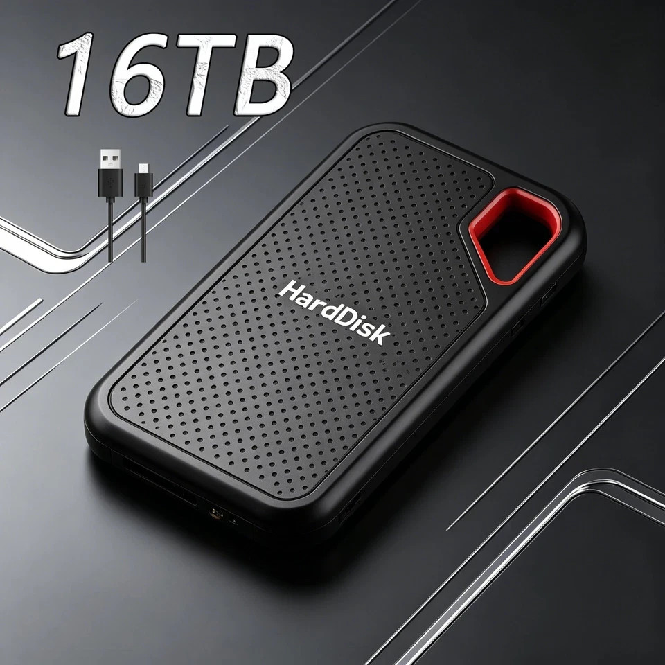 external hard drive 4tb High Speed Capacity Solid State Usb3.2 Laptop Mac And PC