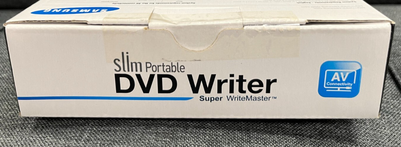 Samsung Super WriteMaster Slim Portable DVD Writer USB 2.0 #SE-208AB/TSBS New