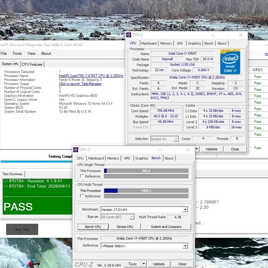 Intel Core i7 4785T CPU LGA1150 Haswell Refresh Used