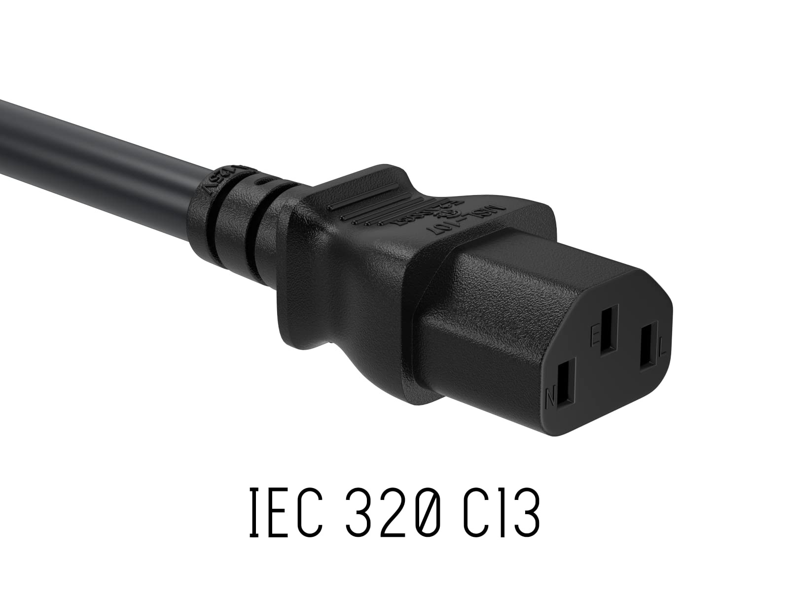 Cable Leader 20ft 18 AWG Universal Power Cord IEC320 C13 to NEMA 515P, Extens…