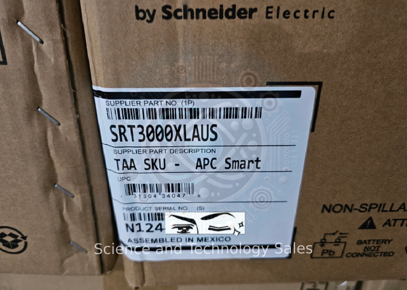 [IN WARRANTY 2027-11] APC SRT3000XLA (US) 3kVA 120V 8x 5-20R+1x L5-30R NEMA TAA