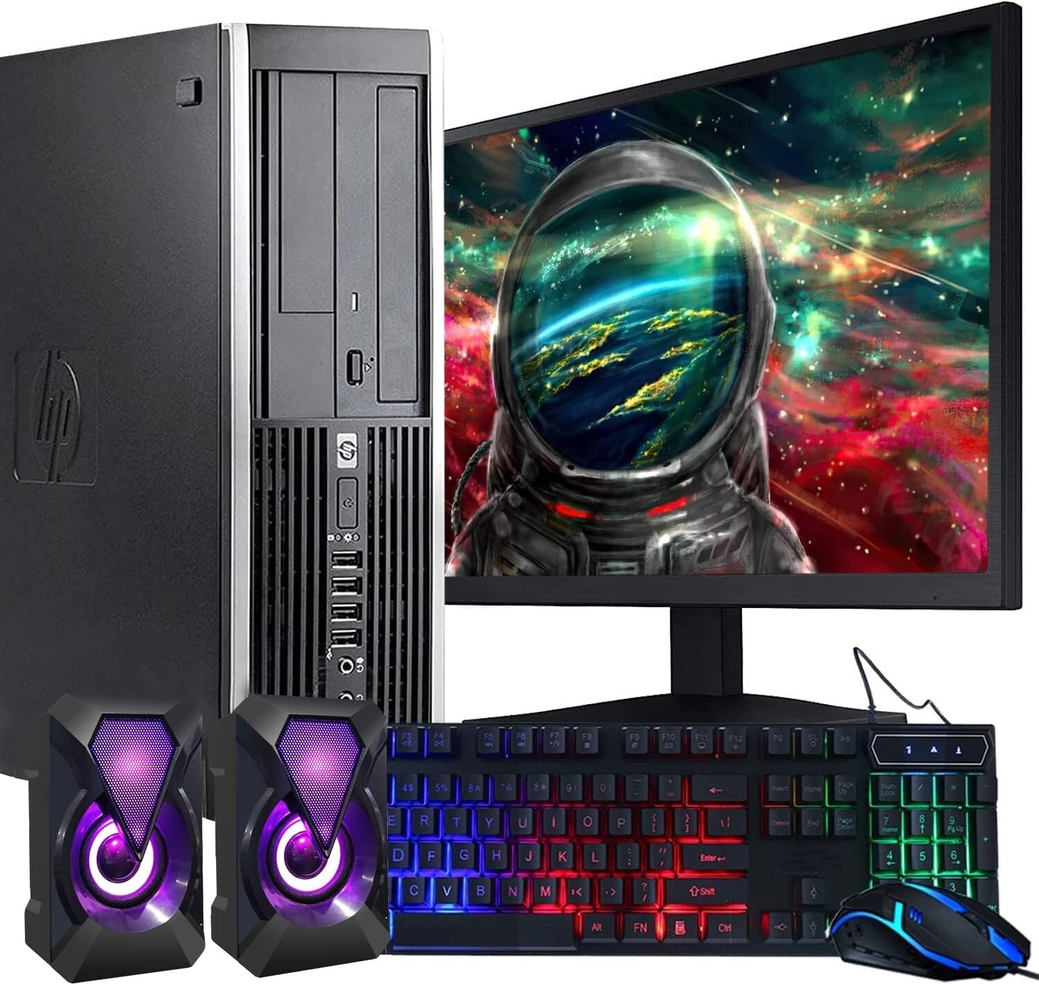 BASIC GAMING COMPUTER 27″ AMD QUAD CORE 2GB R7 16GB DDR4 240SSD WINDOWS 10 RGB