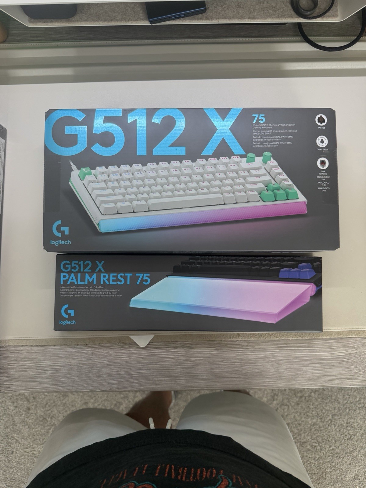 G5 Series G512 X 75 TMR Analog Mechanical Gaming Keyboard w/ Palm Rest New