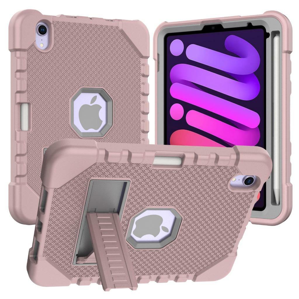 Case for iPad mini 6th Gen 8.3 inch 2021 Shockproof Full Body Stand Hard Cover