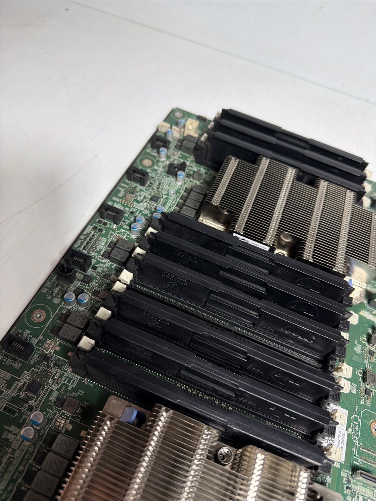 Dell Dual DDR4 Server Motherboard PowerEdge R640 LGA3647 0H28RR w Heatsink/Plate