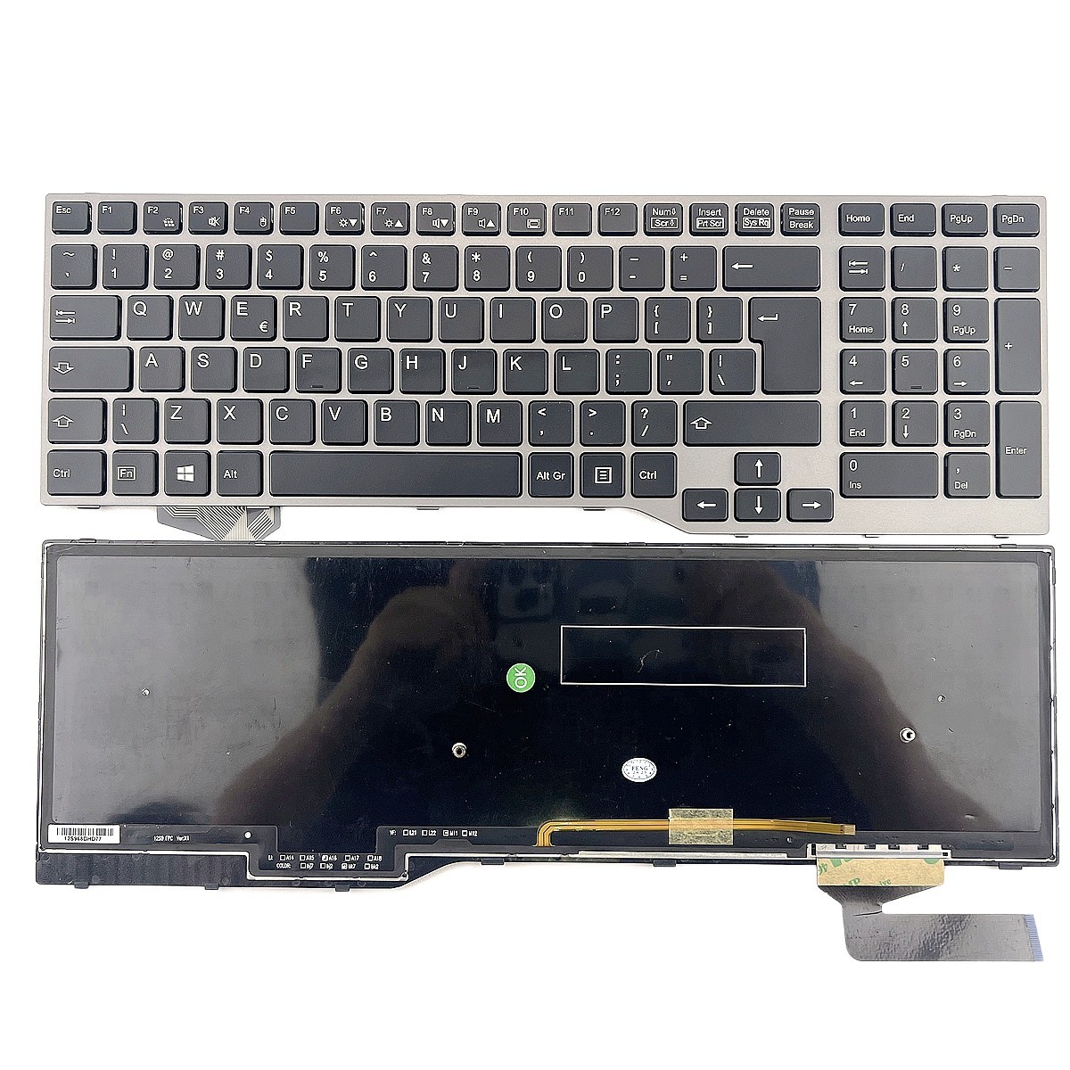 US-int Keyboard for Fujistu E754 Lifebook E557 E753 E756 E554 E556 H730 H760