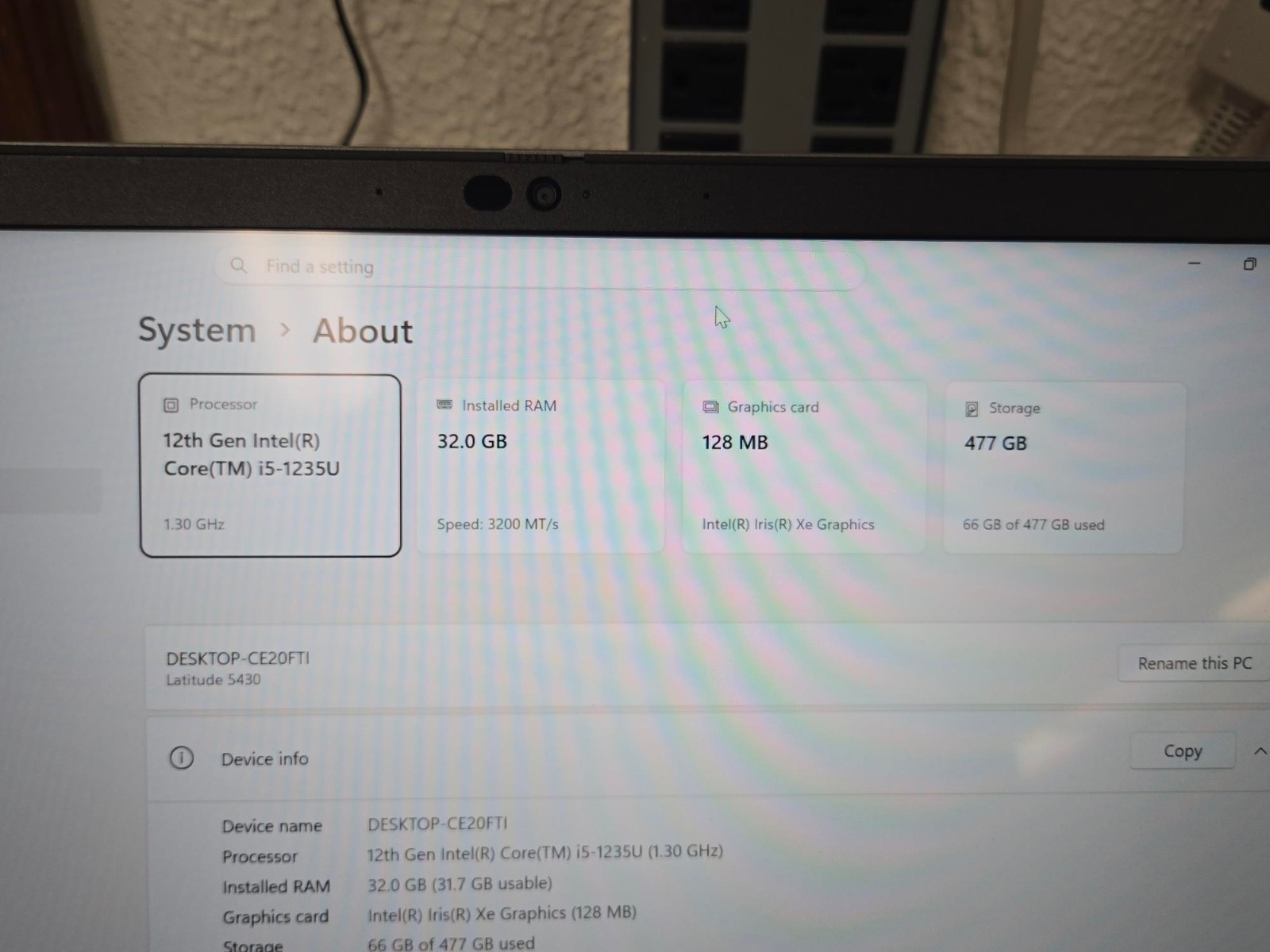 Dell Latitude 5430 Laptop – Core i5-1245U 32GB 512GB SSD – Touchscreen