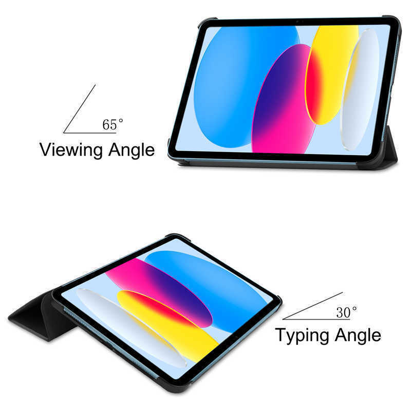 Case for Apple iPad 10th Generation (2022, 10.9 inch) Folio Leather Smart Cover