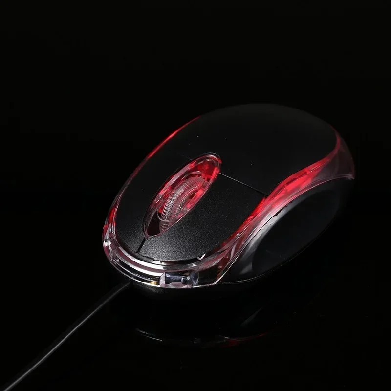 Mini USB Wired Optical Mouse 1000 DPI LED Gaming for PC Laptop Notebook Computer