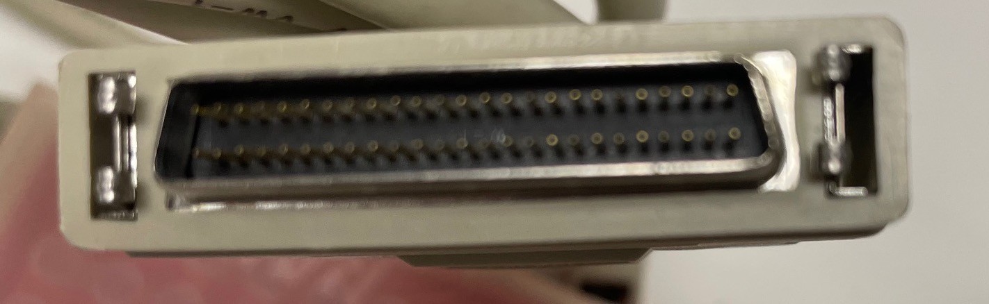6 feet SCSI I/II 50 pin male to male computer cable