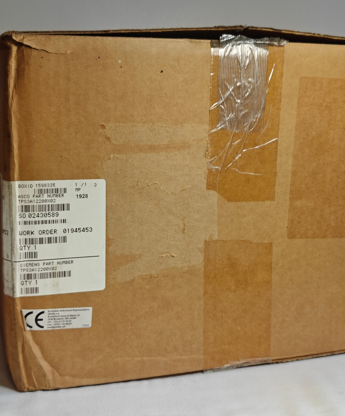 Siemens TPS3A12200X02 Type 2 Surge Protective Device 200 kA 120/240V