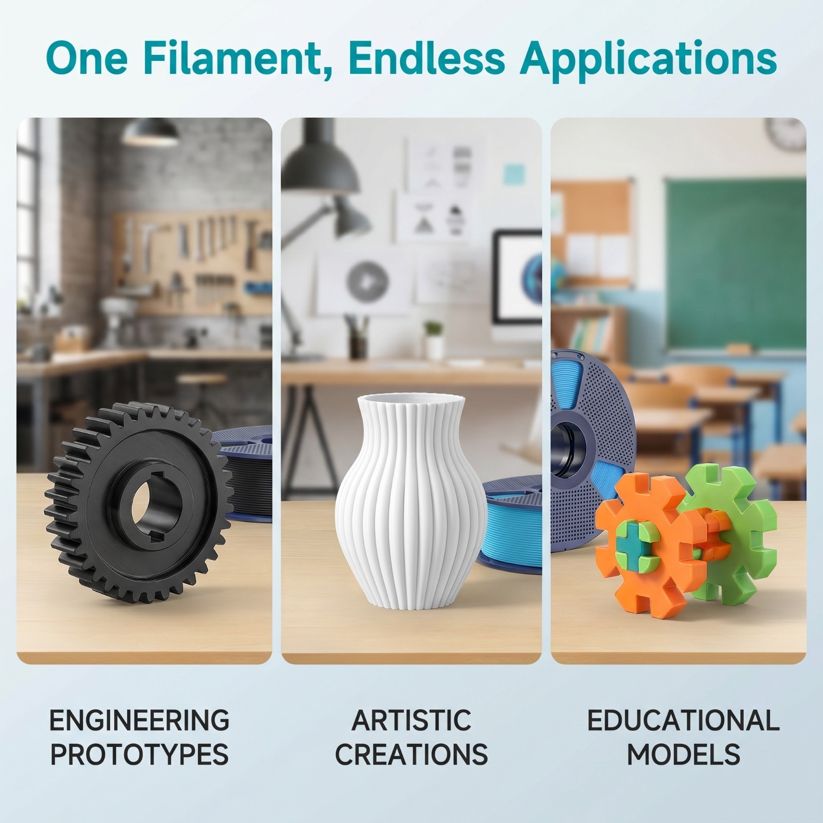 [Buy 6 Get 4 Free] SUNLU Matte PLA/ PETG Filament 1kg 1.75mm 3D Printer Filament