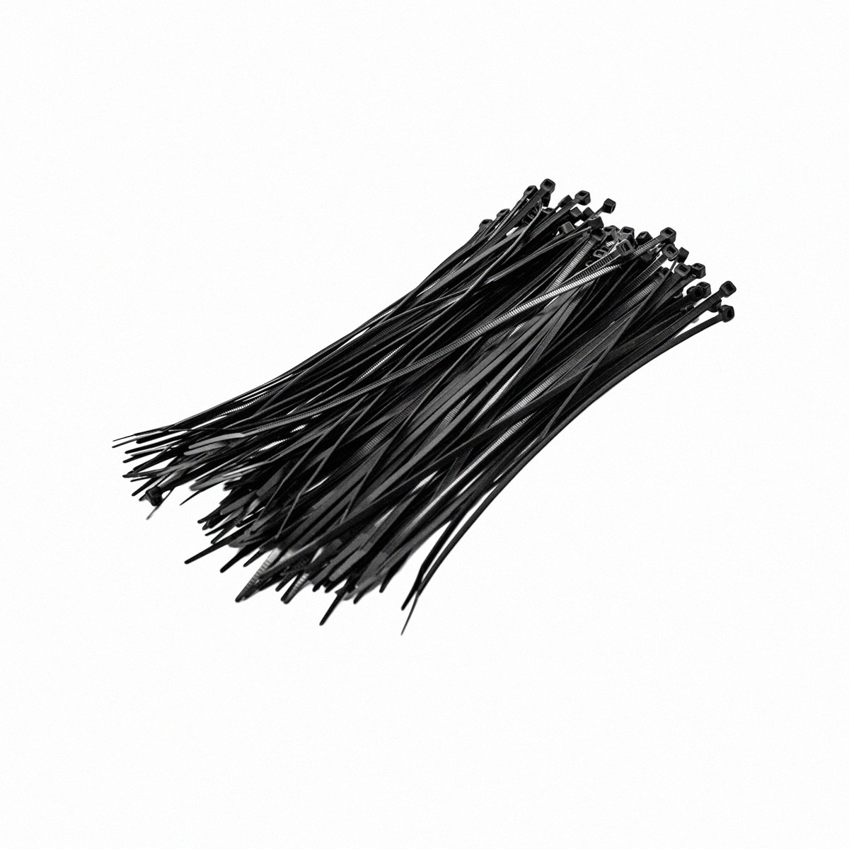 8 Inch Nylon UV Resistant Cable Wire Zip Tie 40 lbs – Black 100 Pack Lot Pcs Qty