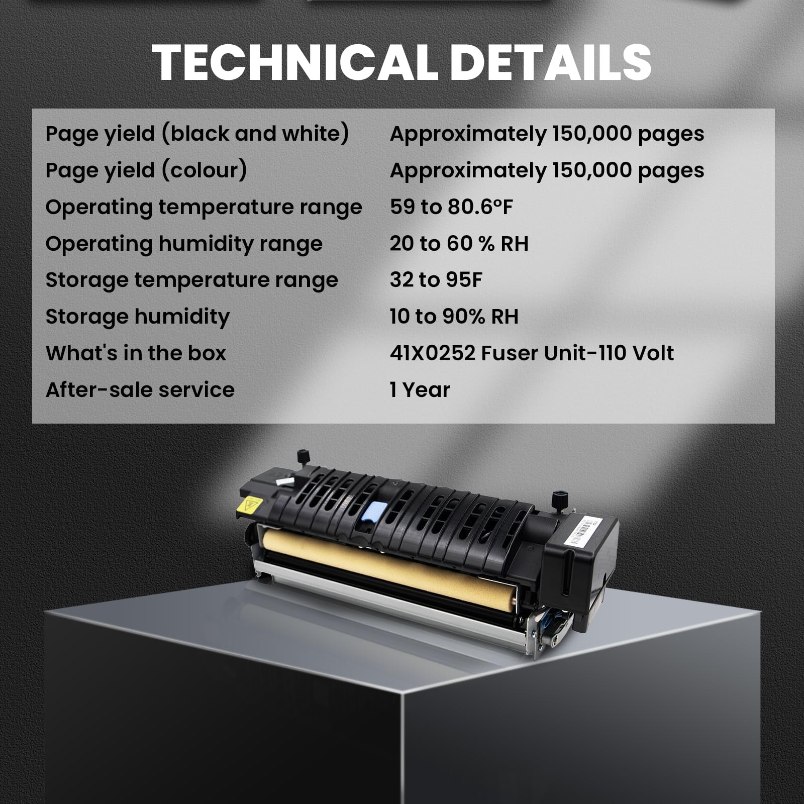 41X0252 Fuser Unit, Kit Compatible with