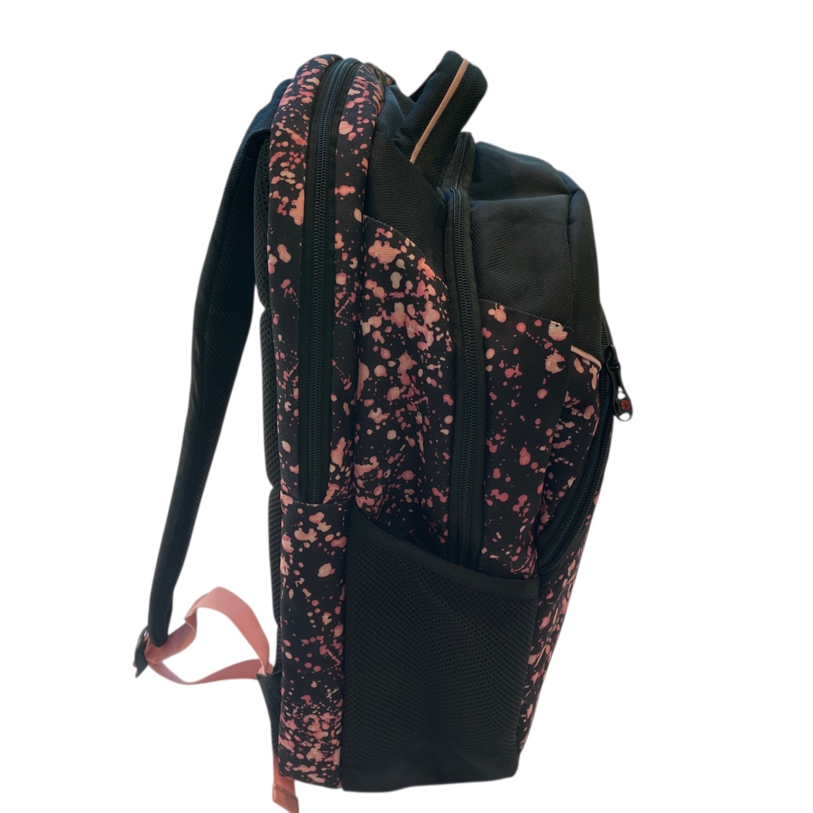 Wenger SwissGear The Sun Backpack 16” Laptop Bag Black/Pink Splatter 605238