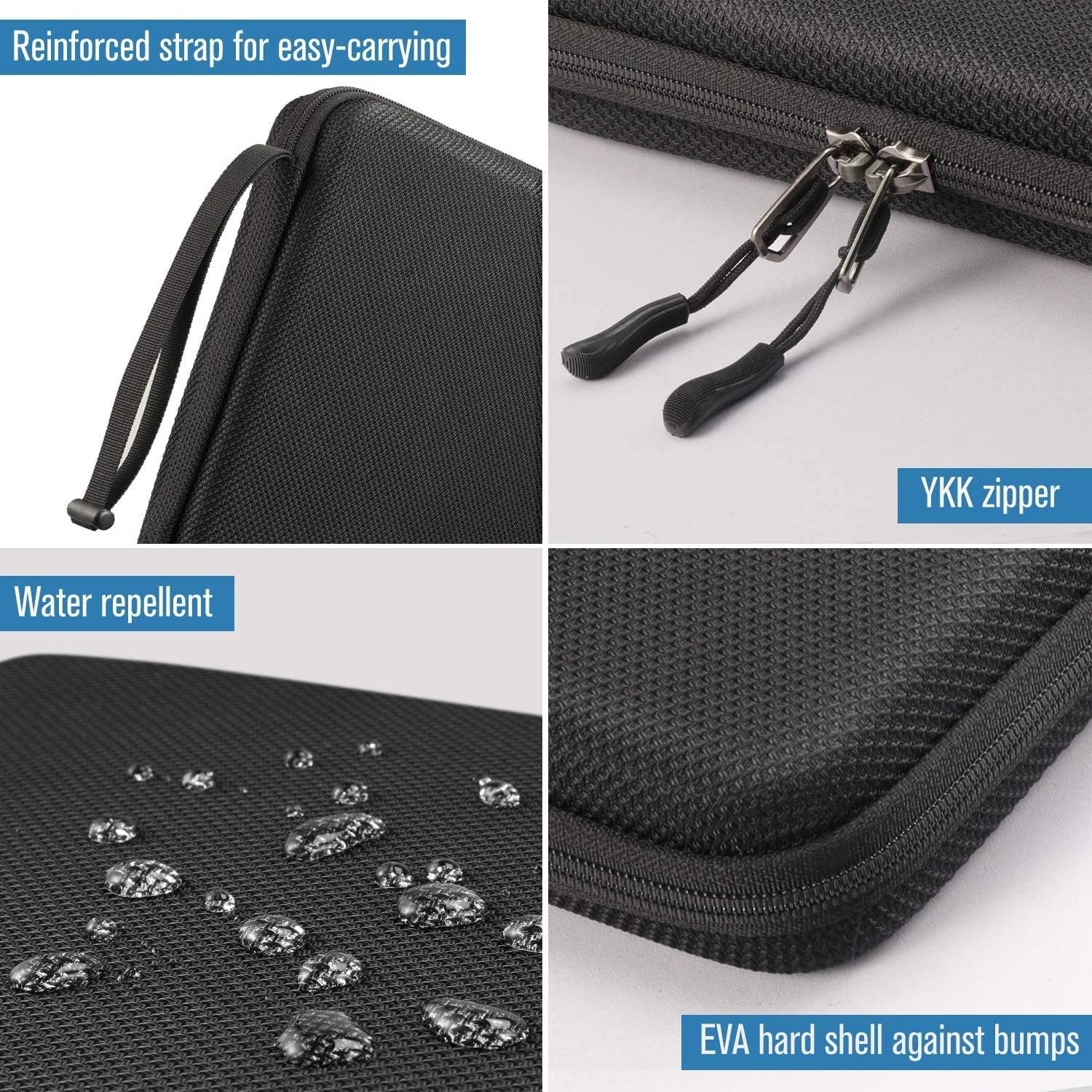 11 Inch Tablet Hard Carrying Case for iPad Pro 11/ iPad 9th 10.2/ iPad Air 5 Gen