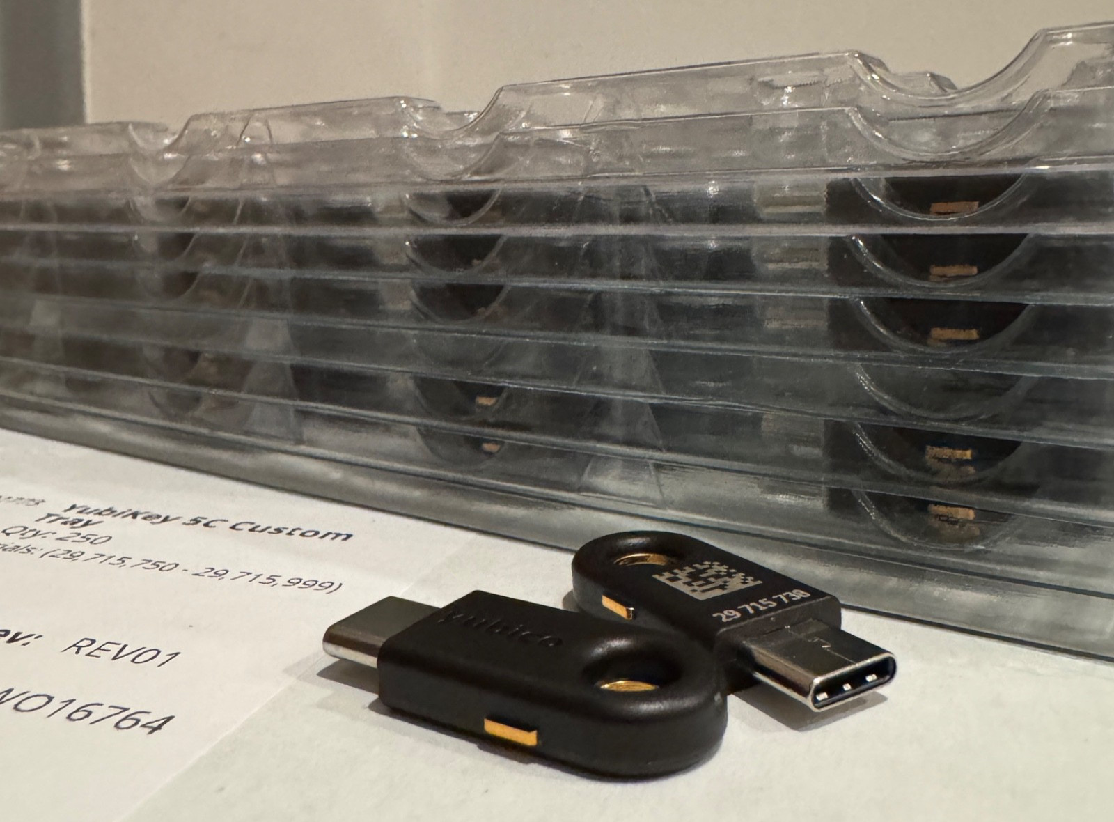 (50-PACK) Yubico YubiKey 5C Two-Factor Security Key USB-C Authenticator FIDO