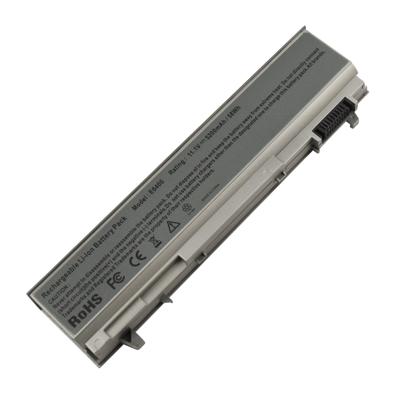6Cells Laptop Battery Replacement For DELL Latitude E6510 E6410 E6400 E6500