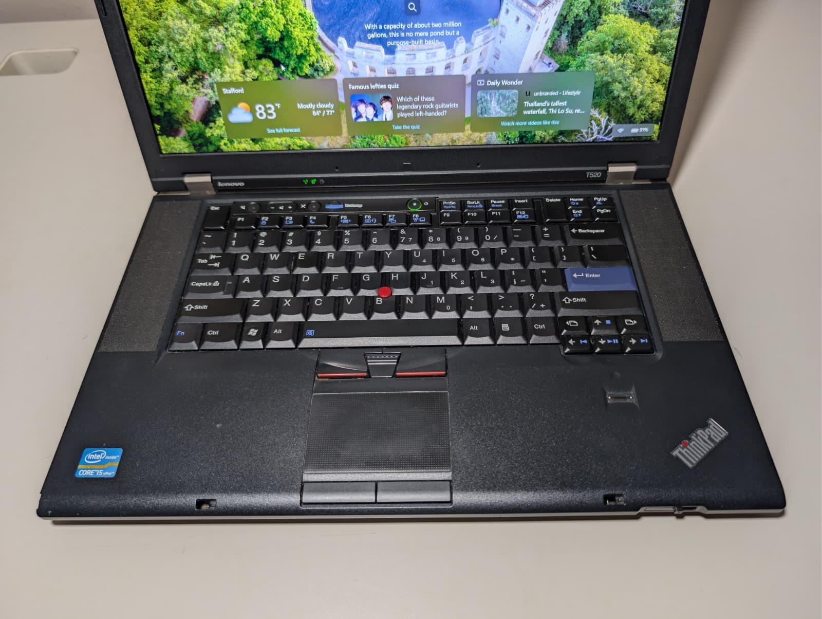 Lenovo ThinkPad T520 | i5 2nd Gen 16GB RAM 256GB SSD | HD+ Win 11 | NVIDIA NVS