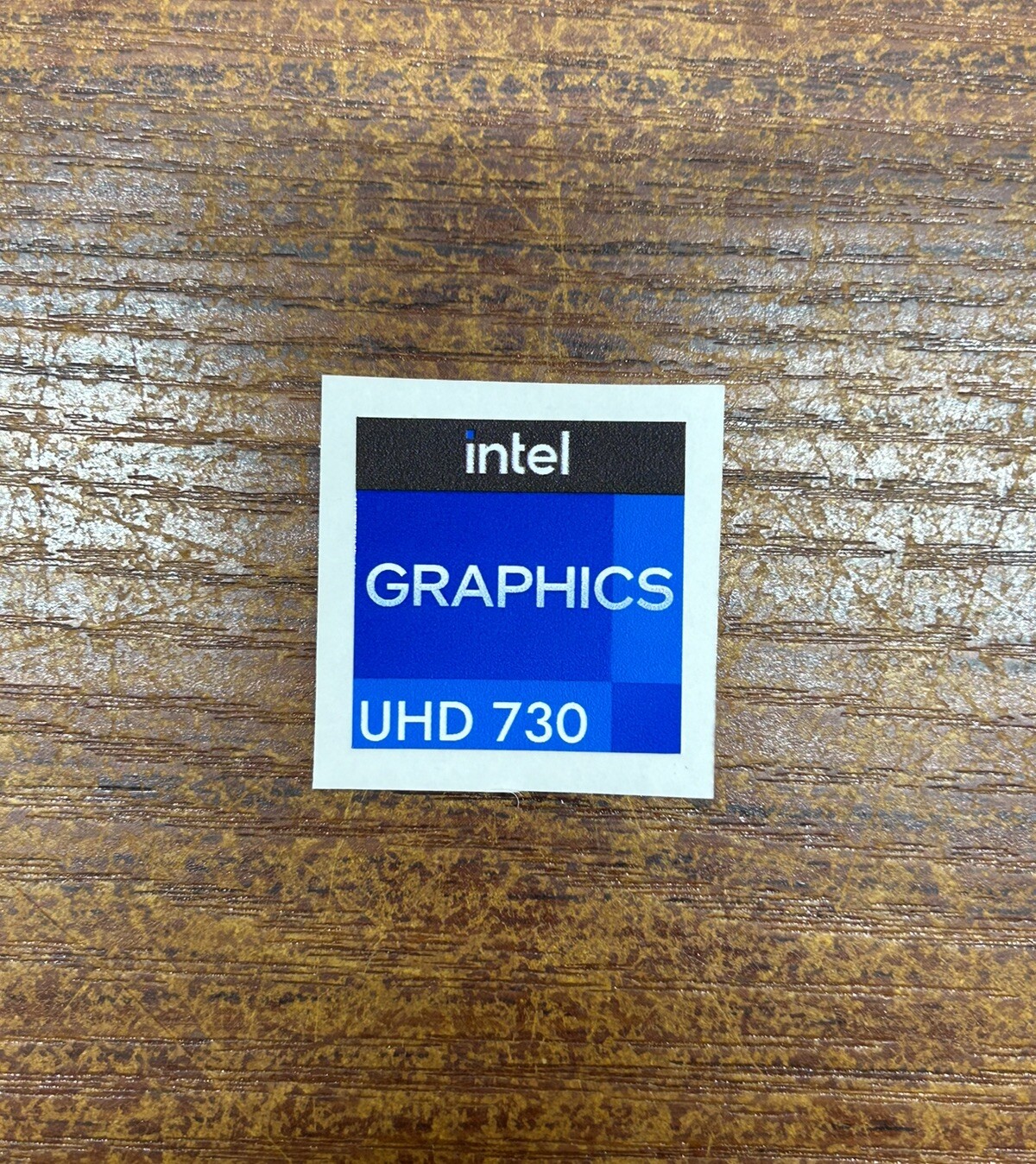 1x Intel UHD 730 Graphics Desktop / Laptop sticker label (NEW)